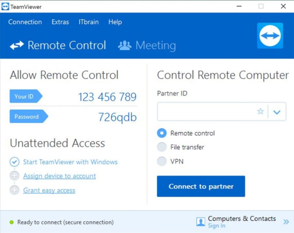 teamviewer work from home remote working tools