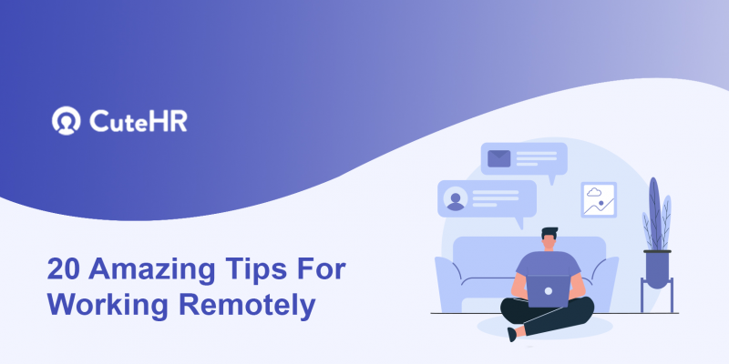 tips for working remotely